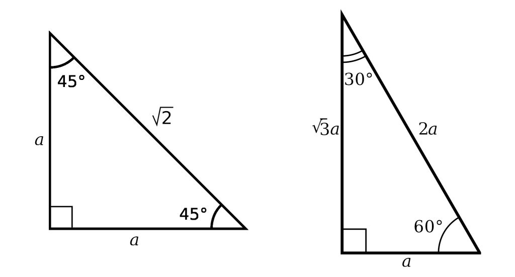 Special Right Triangles SSS AAA Examples Included