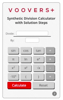 Synthetic Division Calculator | Best Full Solution Steps