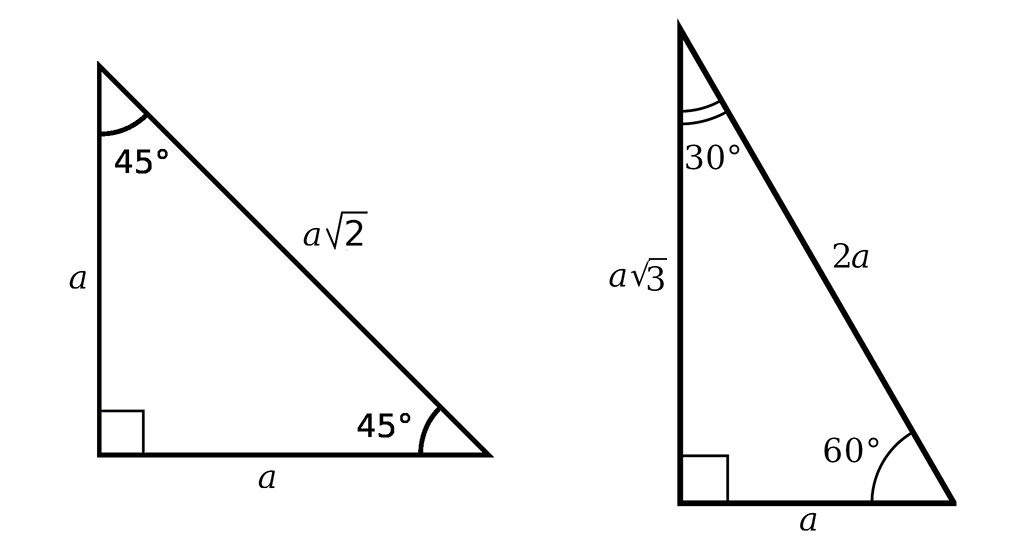 Special Right Triangles (SSS & AAA) Examples Included